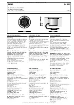 Preview for 1 page of BEGA 84 385 Instructions For Use