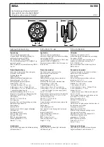 Предварительный просмотр 1 страницы BEGA 84 550 Instructions For Use