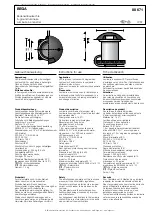 BEGA 88 671 Instructions For Use preview