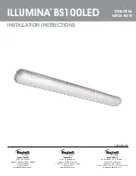 Beghelli ILLUMINA BS100LED Series Installation Instructions Manual предпросмотр