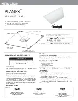 Beghelli PLANEX Instruction Manual preview