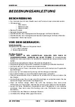 Preview for 14 page of BEGLEC JBSystems LC1 Operation Manual