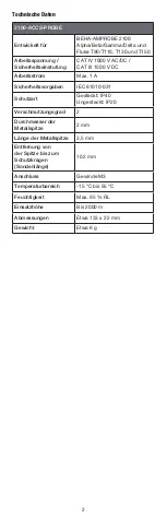 Предварительный просмотр 6 страницы Beha-Amprobe 2100-ACCS PROBE User Manual