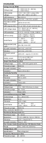 Preview for 16 page of Beha-Amprobe 2100-Delta User Manual