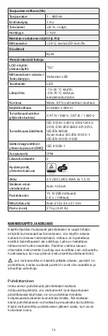 Preview for 153 page of Beha-Amprobe 2100-Delta User Manual