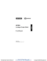 Предварительный просмотр 2 страницы Beha-Amprobe AC50A User Manual