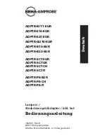 Preview for 13 page of Beha-Amprobe ADPTR-B15-EUR Instruction Manual