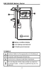 Предварительный просмотр 5 страницы Beha-Amprobe BAT-250-EUR Manual