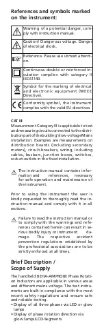 Предварительный просмотр 8 страницы Beha-Amprobe DR 705 Instruction Manual