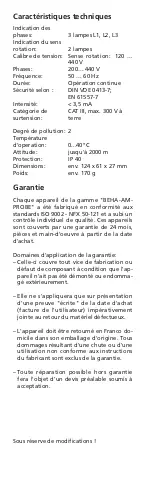 Предварительный просмотр 18 страницы Beha-Amprobe DR 705 Instruction Manual