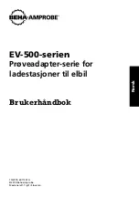 Предварительный просмотр 129 страницы Beha-Amprobe EV-500 Series User Manual