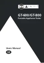 Предварительный просмотр 1 страницы Beha-Amprobe GT-600 User Manual