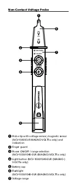 Предварительный просмотр 6 страницы Beha-Amprobe NCV-1000 Instruction Manual