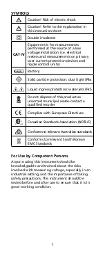 Предварительный просмотр 8 страницы Beha-Amprobe NCV-1000 Instruction Manual