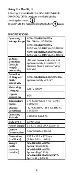 Предварительный просмотр 13 страницы Beha-Amprobe NCV-1000 Instruction Manual