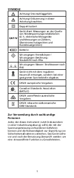 Предварительный просмотр 22 страницы Beha-Amprobe NCV-1000 Instruction Manual