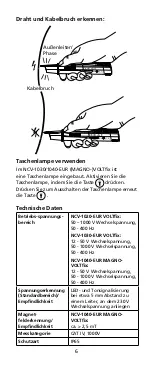 Предварительный просмотр 27 страницы Beha-Amprobe NCV-1000 Instruction Manual