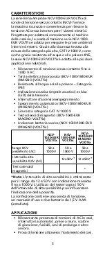 Предварительный просмотр 52 страницы Beha-Amprobe NCV-1000 Instruction Manual