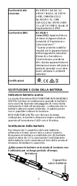 Предварительный просмотр 56 страницы Beha-Amprobe NCV-1000 Instruction Manual