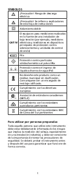 Предварительный просмотр 64 страницы Beha-Amprobe NCV-1000 Instruction Manual