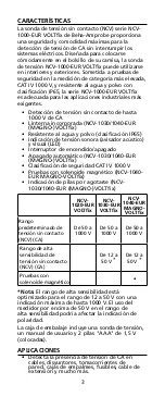 Предварительный просмотр 66 страницы Beha-Amprobe NCV-1000 Instruction Manual