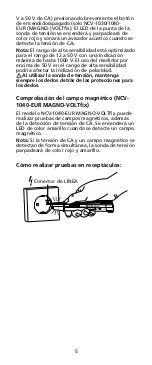 Предварительный просмотр 68 страницы Beha-Amprobe NCV-1000 Instruction Manual