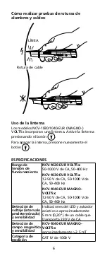 Предварительный просмотр 69 страницы Beha-Amprobe NCV-1000 Instruction Manual