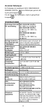 Предварительный просмотр 97 страницы Beha-Amprobe NCV-1000 Instruction Manual