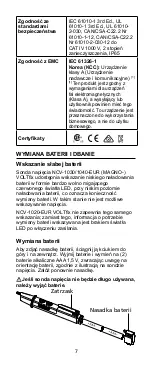 Предварительный просмотр 110 страницы Beha-Amprobe NCV-1000 Instruction Manual