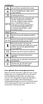 Предварительный просмотр 118 страницы Beha-Amprobe NCV-1000 Instruction Manual