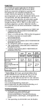 Предварительный просмотр 120 страницы Beha-Amprobe NCV-1000 Instruction Manual