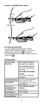 Предварительный просмотр 123 страницы Beha-Amprobe NCV-1000 Instruction Manual