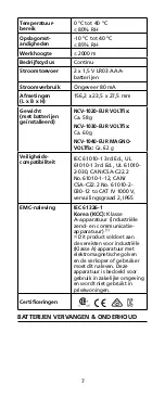 Предварительный просмотр 124 страницы Beha-Amprobe NCV-1000 Instruction Manual