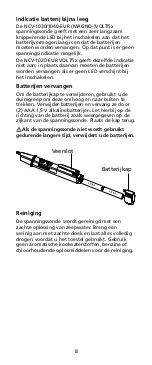 Предварительный просмотр 125 страницы Beha-Amprobe NCV-1000 Instruction Manual