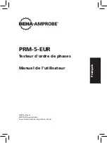 Предварительный просмотр 23 страницы Beha-Amprobe PRM-5-EUR User Manual