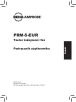 Предварительный просмотр 103 страницы Beha-Amprobe PRM-5-EUR User Manual