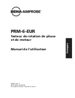 Предварительный просмотр 27 страницы Beha-Amprobe PRM-6-EUR User Manual