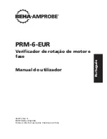 Предварительный просмотр 63 страницы Beha-Amprobe PRM-6-EUR User Manual