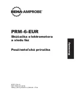 Preview for 147 page of Beha-Amprobe PRM-6-EUR User Manual