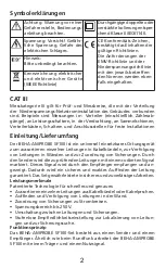 Preview for 4 page of Beha-Amprobe SF100 User Manual