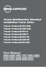 Beha-Amprobe Telaris ProInstall-100-CH User Manual предпросмотр