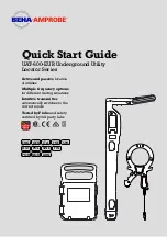 Предварительный просмотр 1 страницы Beha-Amprobe UAT-600-EUR Series Quick Start Manual