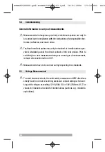 Preview for 32 page of Beha-Amprobe UNITEST Hexagon 55 Instruction Manual