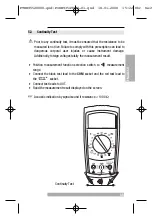 Preview for 35 page of Beha-Amprobe UNITEST Hexagon 55 Instruction Manual