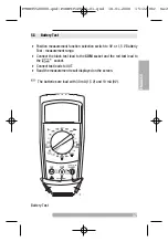 Preview for 37 page of Beha-Amprobe UNITEST Hexagon 55 Instruction Manual