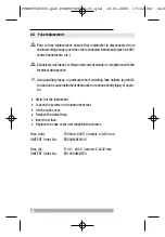 Preview for 42 page of Beha-Amprobe UNITEST Hexagon 55 Instruction Manual