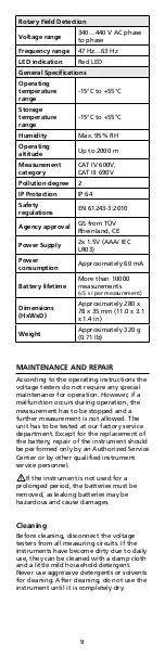 Предварительный просмотр 25 страницы BEHA 2100D User Manual