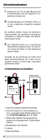 Предварительный просмотр 4 страницы BEHA 9023 Instruction Manual