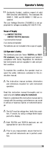 Предварительный просмотр 13 страницы BEHA 9023 Instruction Manual