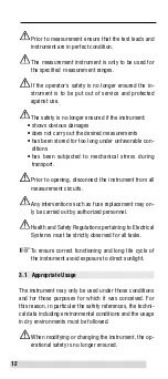 Предварительный просмотр 12 страницы BEHA 9042D Instruction Manual